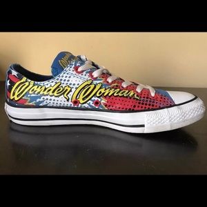 Limited edition Wonder Woman Converse size 9
